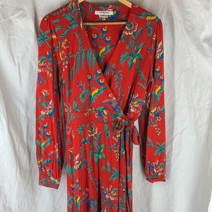 LK BENNETT wrap dress size 8 US classic